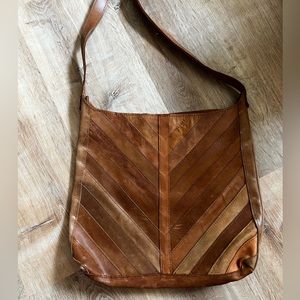 Real leather crossbody satchel (purchased from Magnolia Market in Waco, TX).